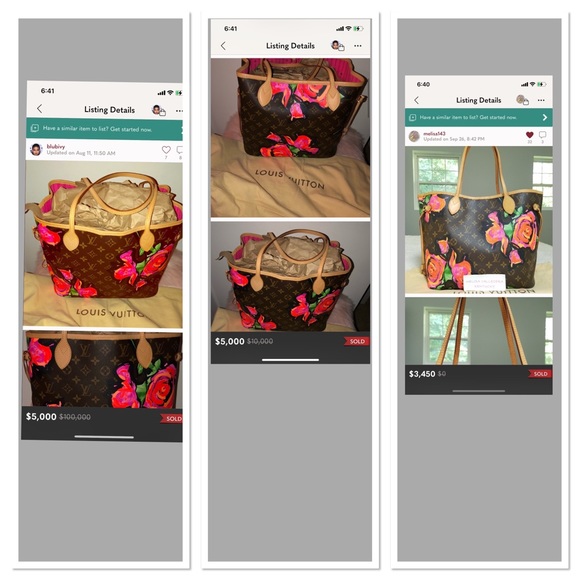 🎈SOLD🎈Louis Vuitton Roses Neverfull MM - Picture 16 of 16